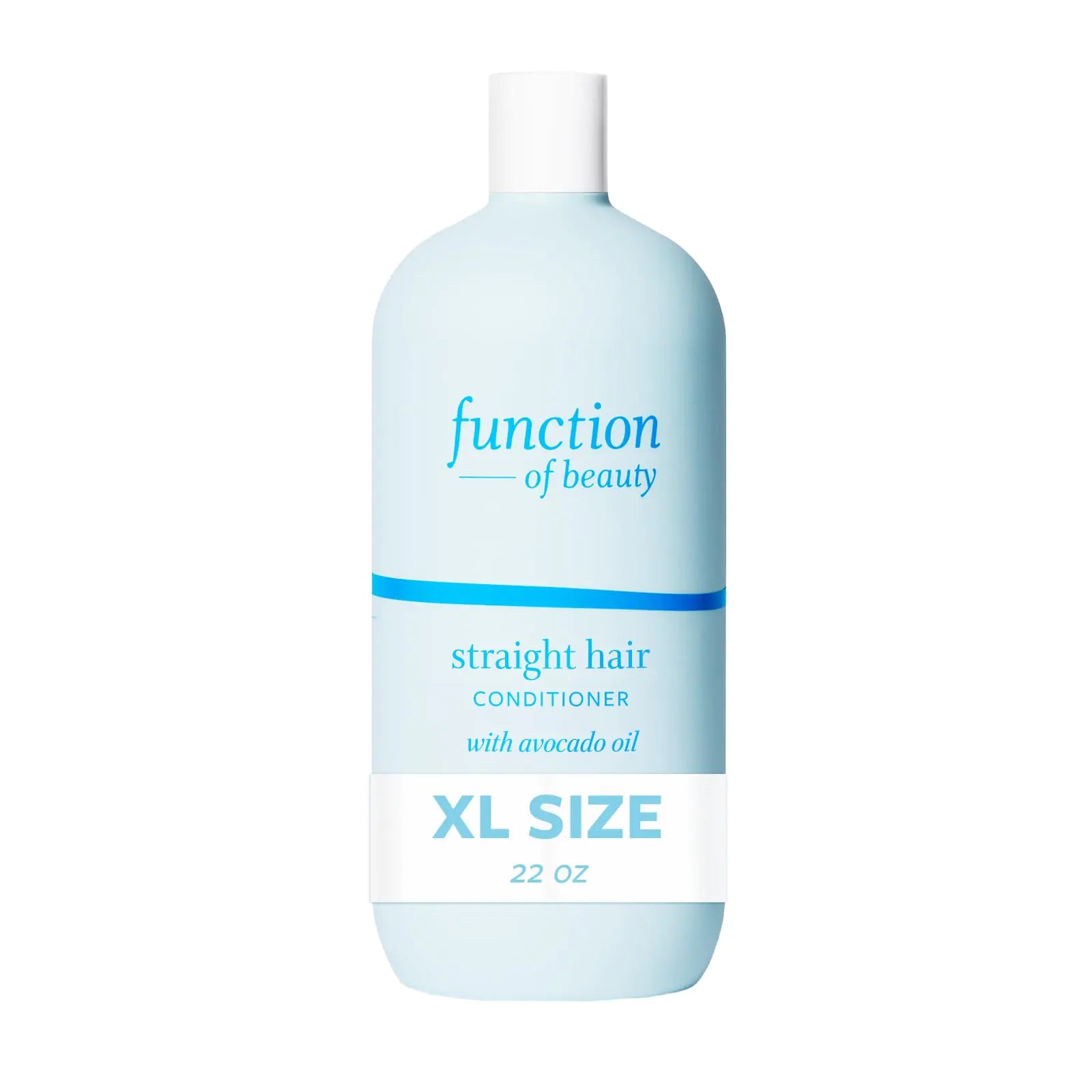 Function of Beauty Straight Hair Conditioner 22 oz - Formulated with Avocado Oil to Hydrate and Seal in Moisture Sulfate-Free Customizable Haircare