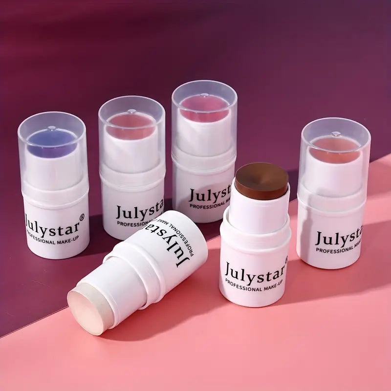 6-Color Matte Blush Stick for Contouring and Brightening