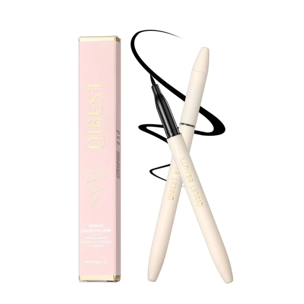 ELSOGO Eyeliner All Day Waterproof Liquid Eye Liner professional makeup pen precision nib long-lasting high-intensity color (02#Brown)