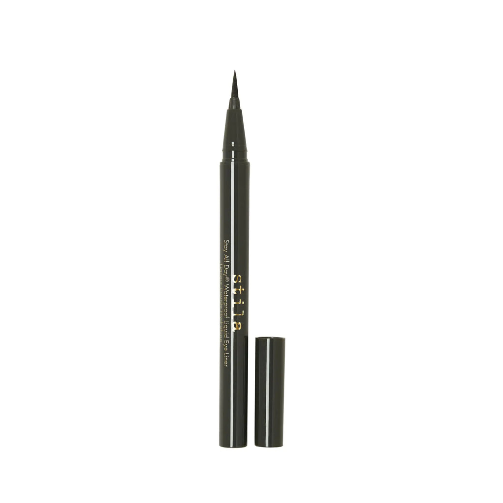 stila Waterproof Liquid Eye Liner Stay All Day Makeup with Fine Brush Tip | Lasting Satin Finish Smudge-Proof & Transfer-Resistant