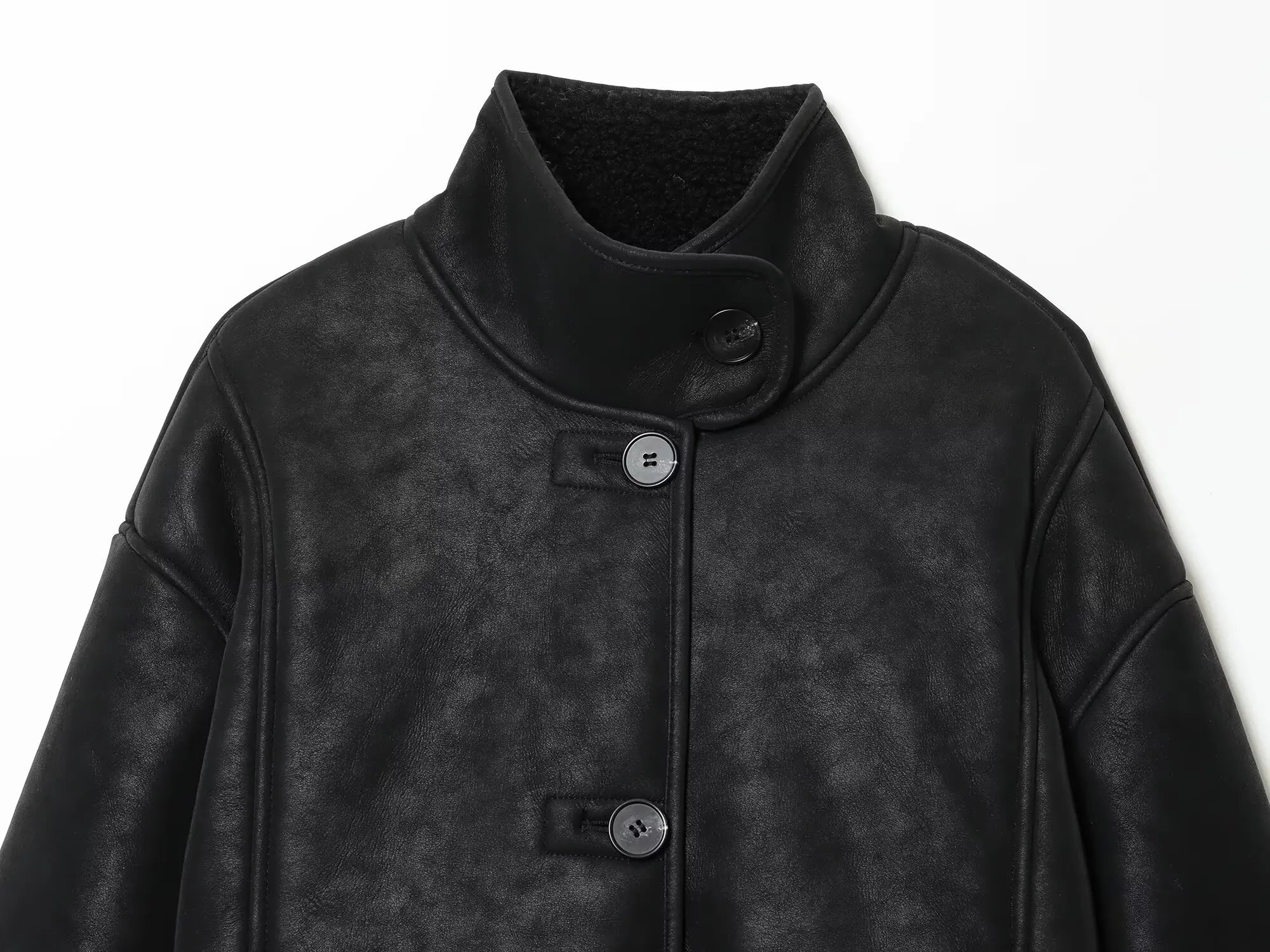 Women 2025 Autumn New Fashion Double-sided Thickened Jacket Coat Vintage Long Sleeve Pockets Casual Female Outerwear Chic Tops