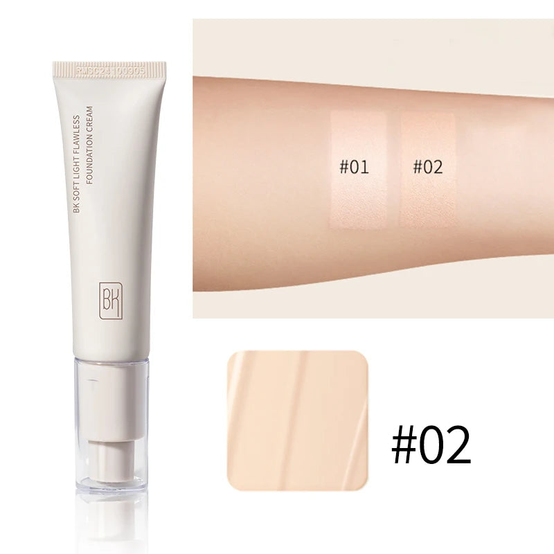 BUTYKISS Cosmetics Soft Light Face Cream Lotion Long-Lasting Concealer and Foundation Moisturizing Hydrating Makeup