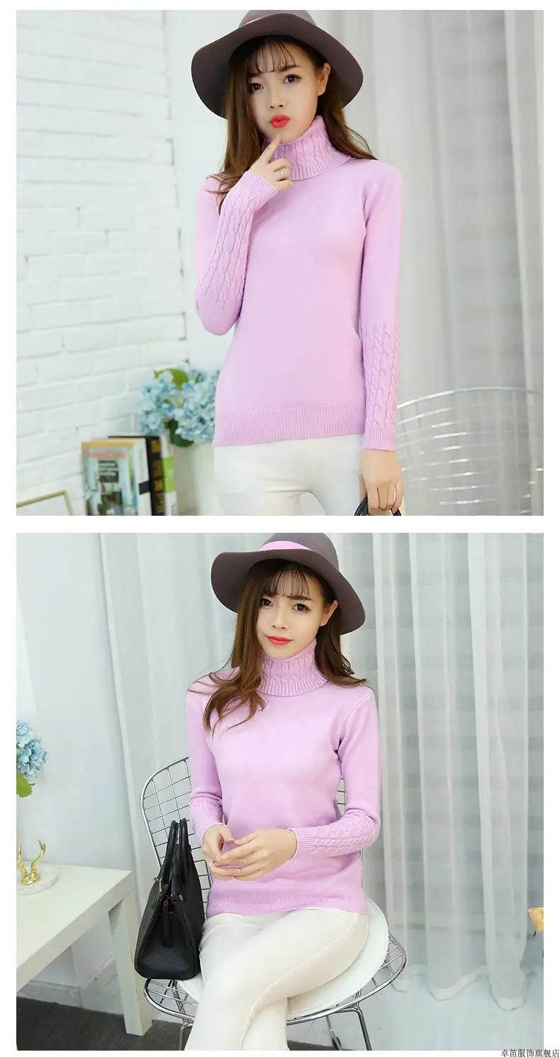 Sweater Female 2025 Autumn Winter Cashmere Knitted Women Sweater And Pullover Female Tricot Jersey Jumper Pull Femme