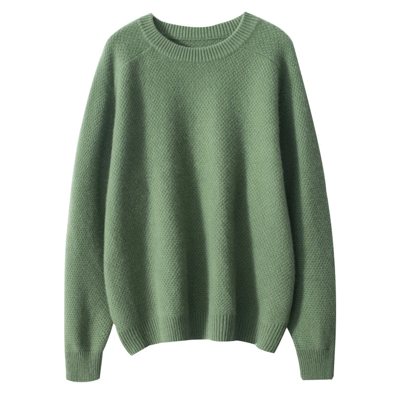 2022 New Style Autumn Winter 100 Pure Cashmere Women Sweaters Thick  Pullovers Solid Casual