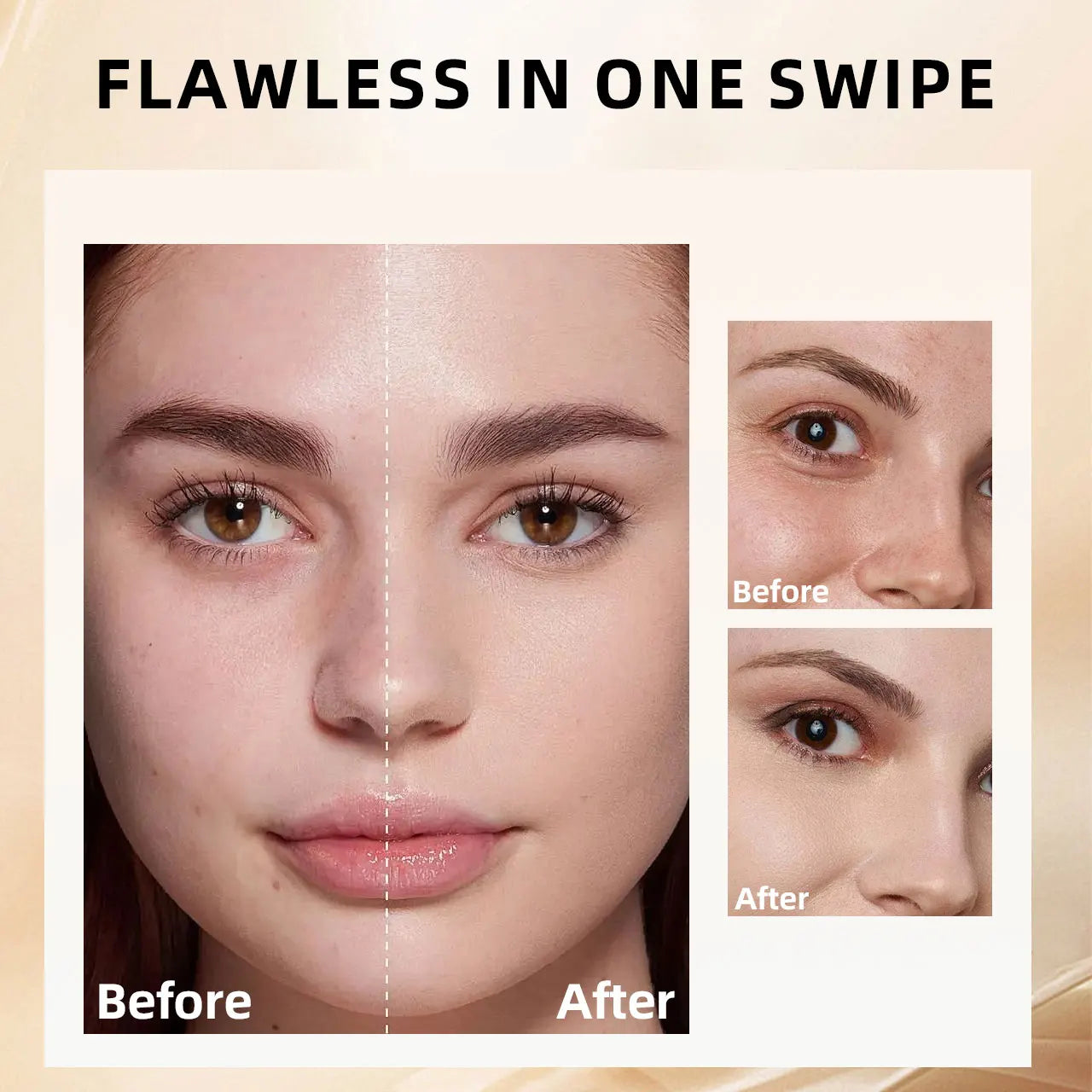 OEM Waterproof Foundation Concealer Makeup Long-lasting Face Matte Foundation Cream for Sensitive Skin