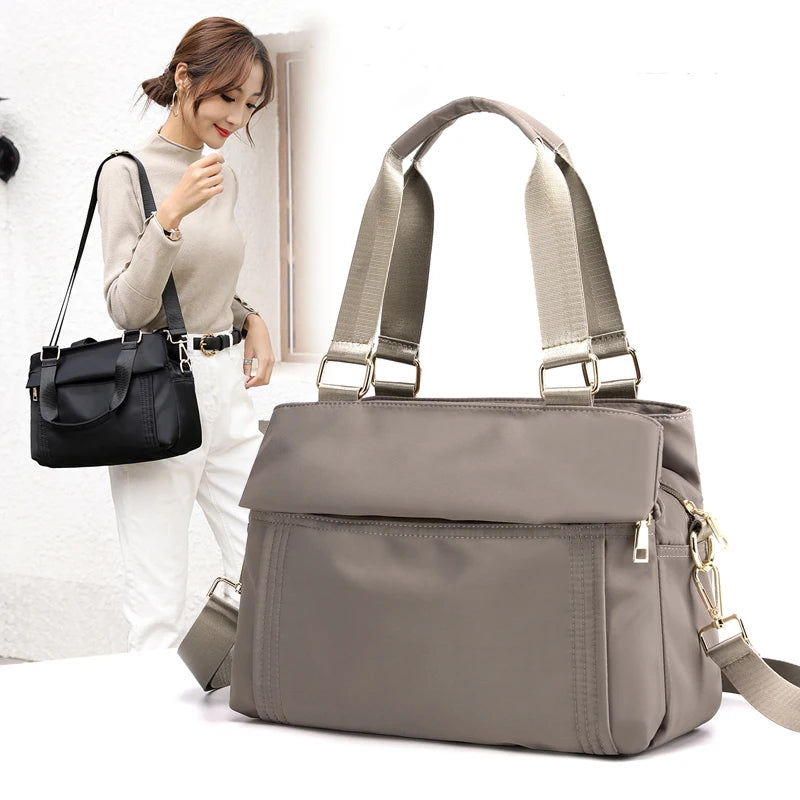 2025 New Women's Shoulder bags Top-Handle Bags High Quality Nylon Ladies Leisure Totes Crossbody Bag Female Handbags bolsas