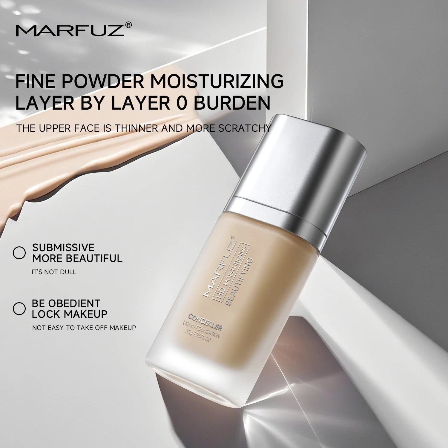 OEM High Definition Skin Lock Makeup Long Lasting Concealer Pores Soft Focus Brand Foundation Liquid