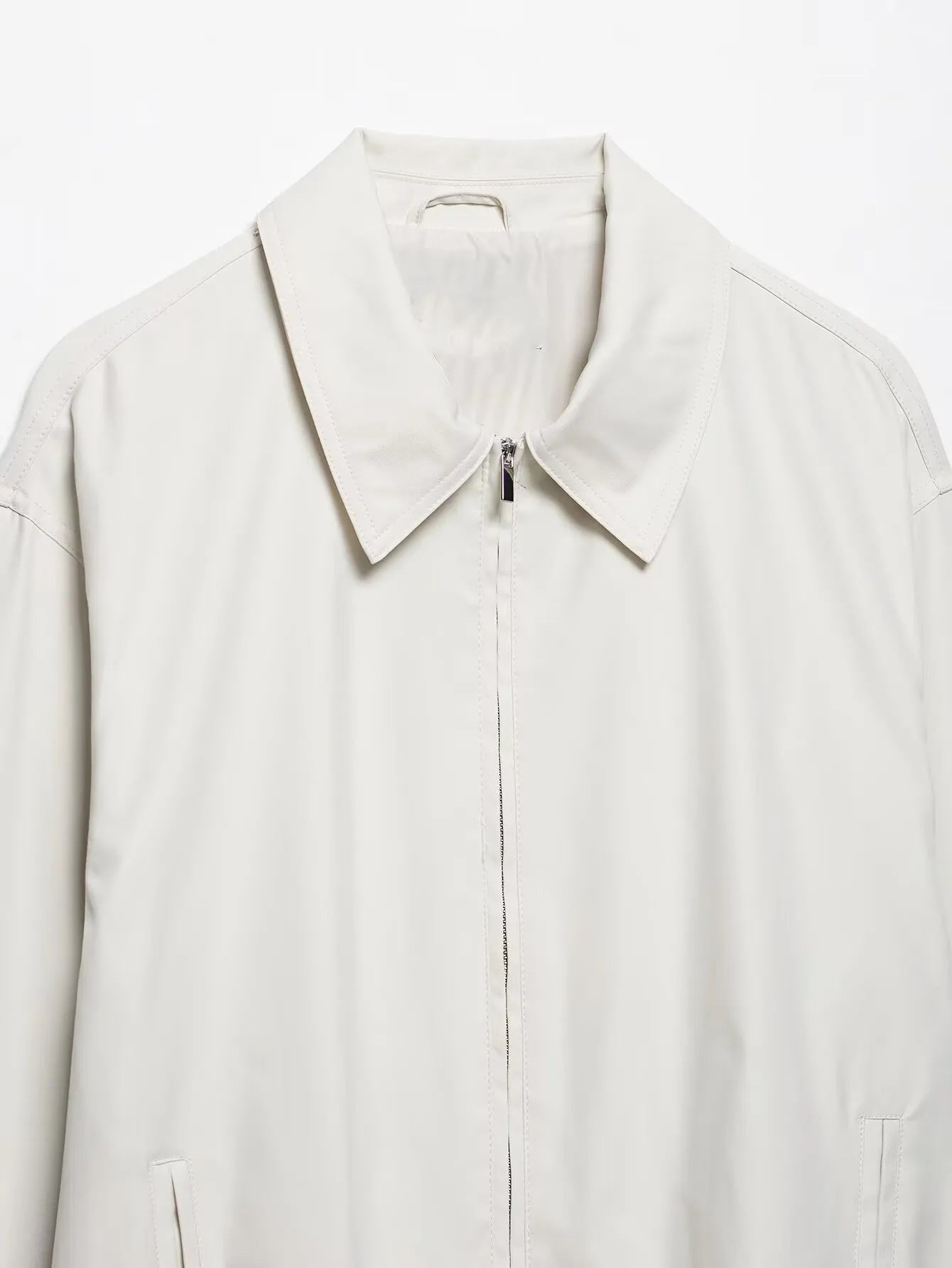 KAR&OT ZA 2025 Women's Summer Fashion All-match Solid Color pilot Jacket 4341726