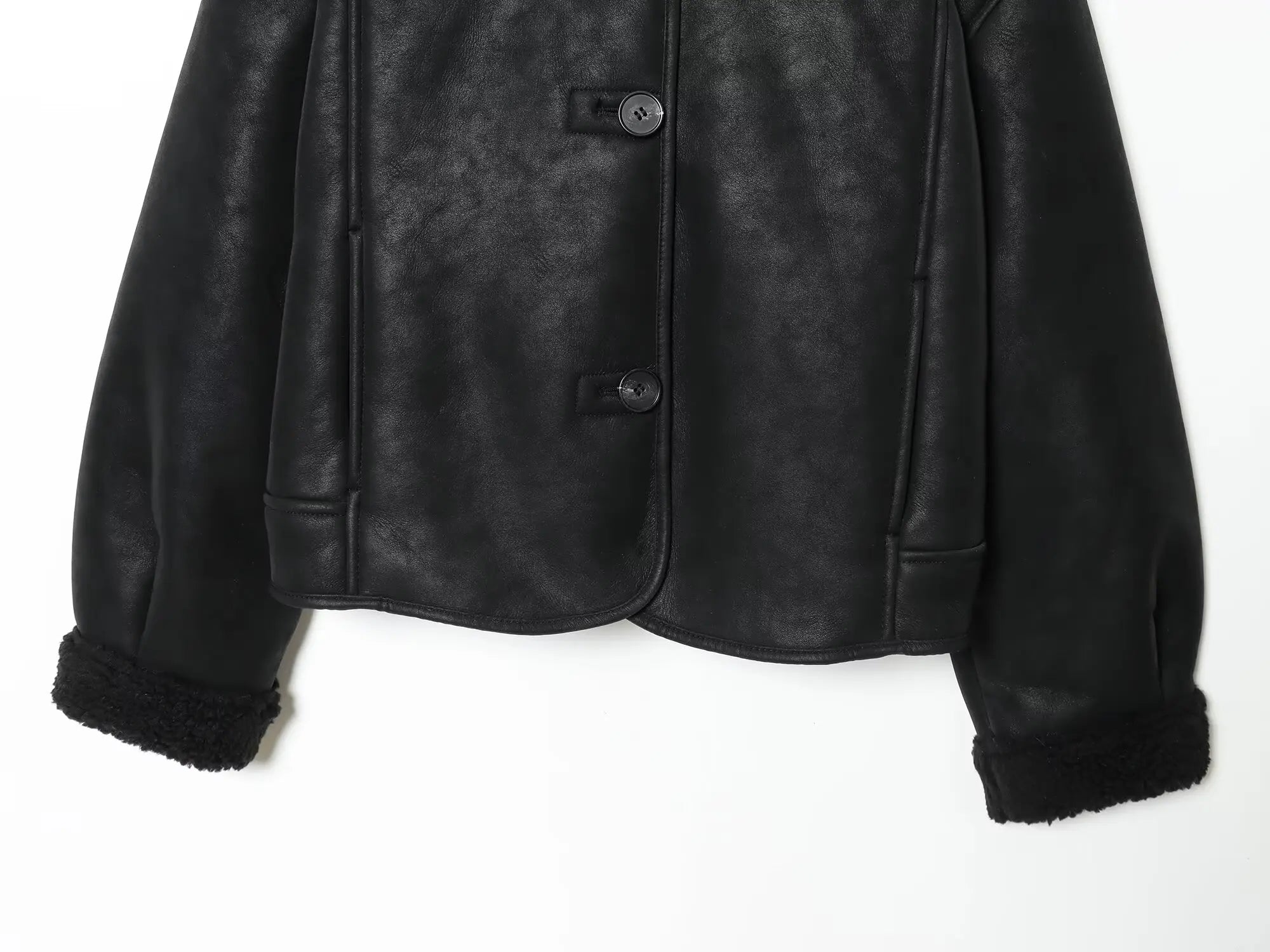 Women 2025 Autumn New Fashion Double-sided Thickened Jacket Coat Vintage Long Sleeve Pockets Casual Female Outerwear Chic Tops