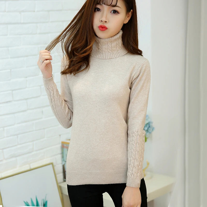 Sweater Female 2025 Autumn Winter Cashmere Knitted Women Sweater And Pullover Female Tricot Jersey Jumper Pull Femme