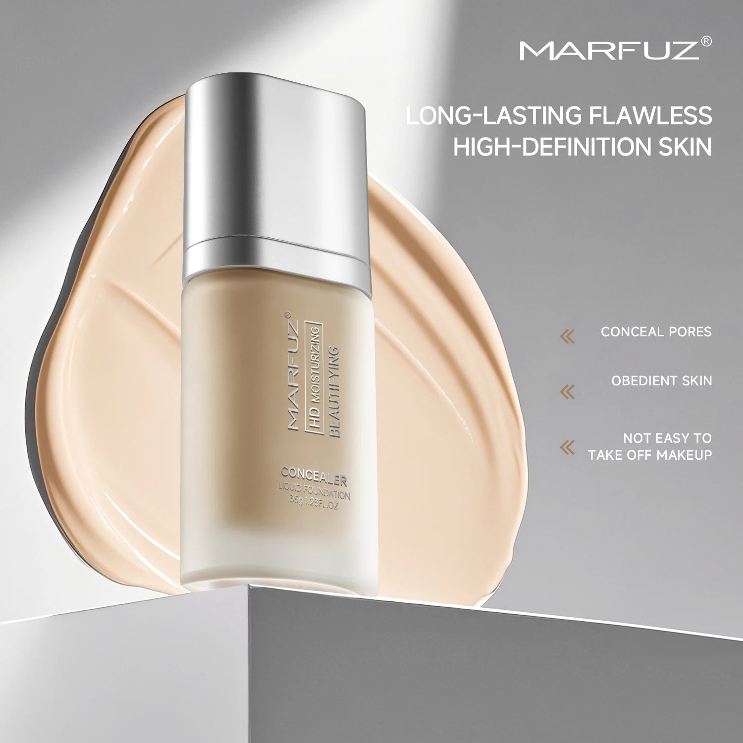 OEM High Definition Skin Lock Makeup Long Lasting Concealer Pores Soft Focus Brand Foundation Liquid