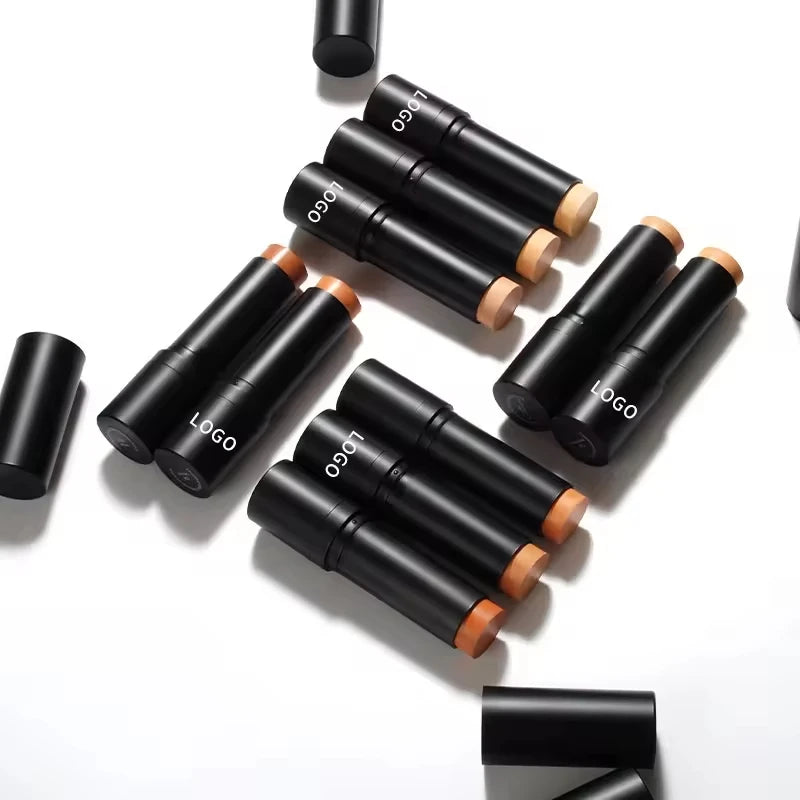 SENKA Waterproof Full Cover Foundation Oil Free Concealer Stick Matte Finish Foundation Stick With Brush Private Label
