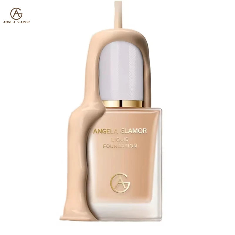 AG Cosmetics Full Coverage Foundation Concealer Set Waterproof Moisturizing Liquid Cream for Dark Skin Tone Matte Finish