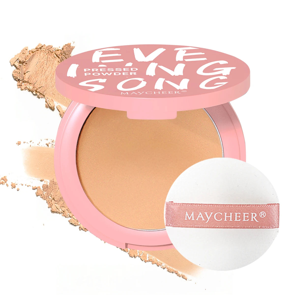 Wholesale Cosmetic Oil Control Face Powder Makeup Foundation Pressed Powder Concealer Waterproof Setting Powder Private Label