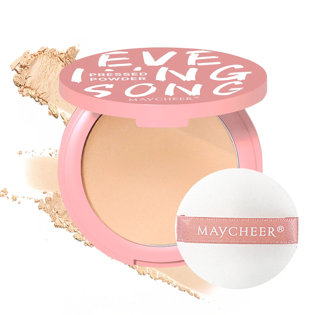 Wholesale Cosmetic Oil Control Face Powder Makeup Foundation Pressed Powder Concealer Waterproof Setting Powder Private Label