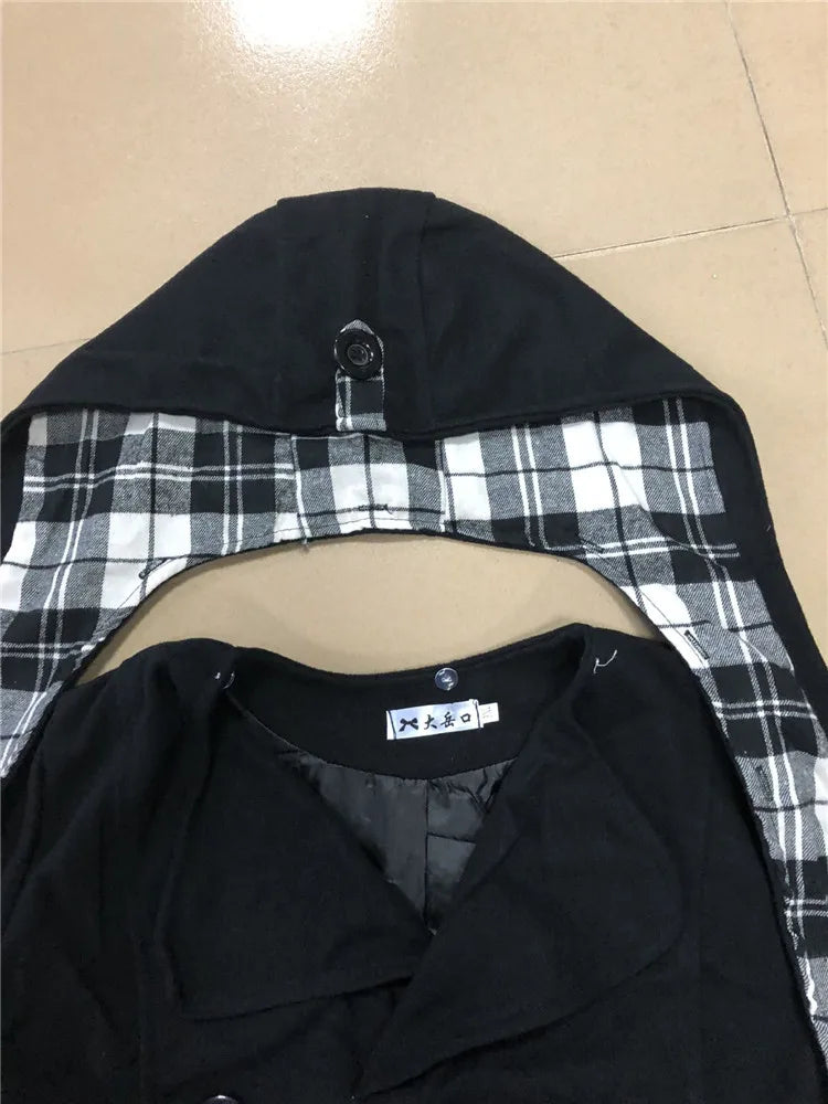 Fashion Woolen Coat Women Warm Fleece Jacket With Belts Double Breasted Solid Casual Jacket 2022 Winter Vintage Slim Ladies Coat