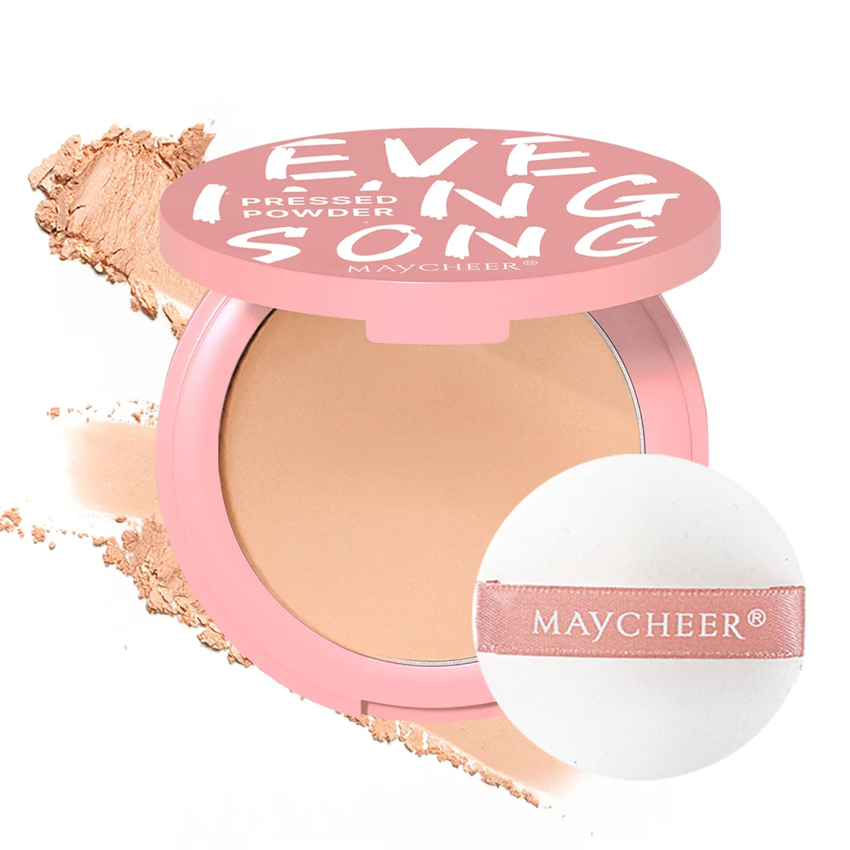 Wholesale Cosmetic Oil Control Face Powder Makeup Foundation Pressed Powder Concealer Waterproof Setting Powder Private Label