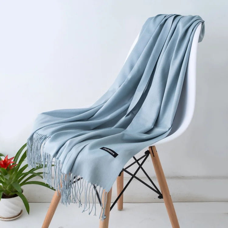 Women's Scarf Pashmina Shawls and Wraps for Evening Dresses Travel Office Winter Wedding Cashmere Feel Large Scarves