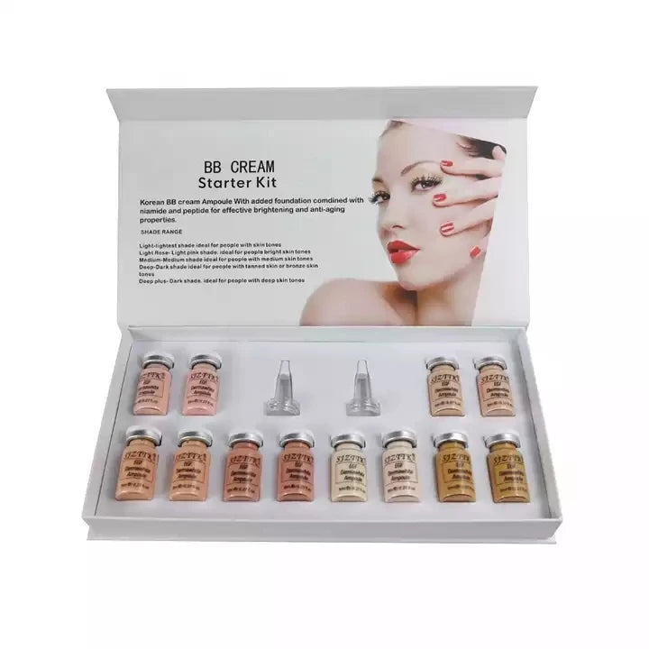 Korea Foundation Bb / in Stock Whitening Facial Treatment Bb Cream Serum Makeup / Glow BB Derma Pen Training Kit