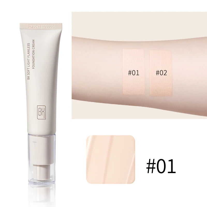 BUTYKISS Cosmetics Soft Light Face Cream Lotion Long-Lasting Concealer and Foundation Moisturizing Hydrating Makeup