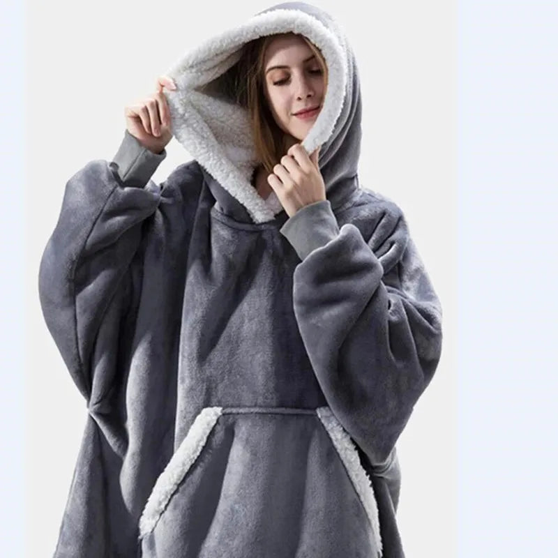Women Winter Robe New Hooded Casual Female Bathrobe Flannel Women Home Clothing Warm Thicken Velvet Sleepwear Dressing Gowns