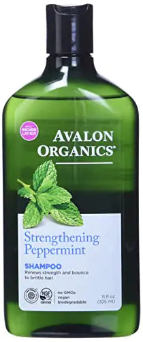 Organics Shampoo Strengthening Peppermint 11 Oz