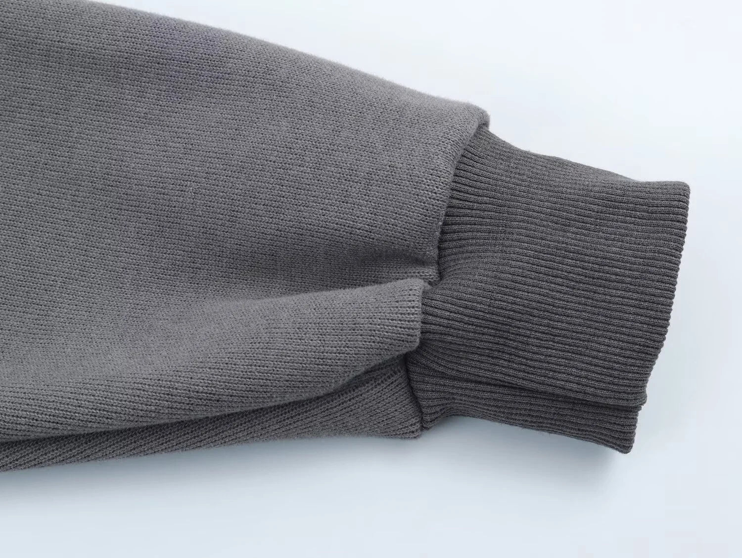 2025 Winter New Women's Clothing: Versatile Casual Fashion Simple Ribbed Soft Hooded Sweatshirt + Straight Leg Pants