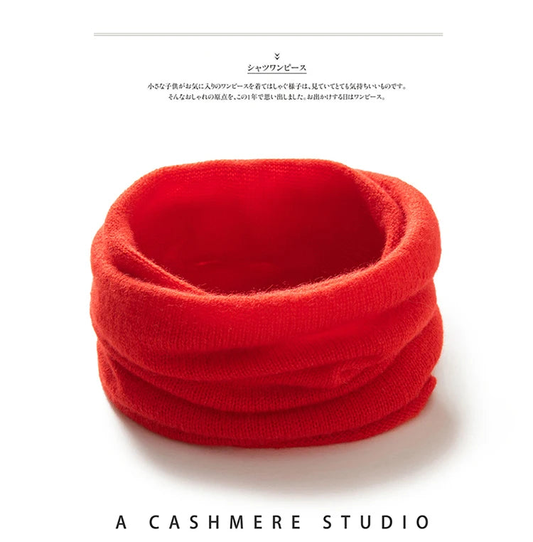 Women 100% Cashmere Bottom Price Tube Scarf Light Chimney Scarf Neck Gaiter Warmer Cowl Collar Loop Soft Knit Accessories Kids