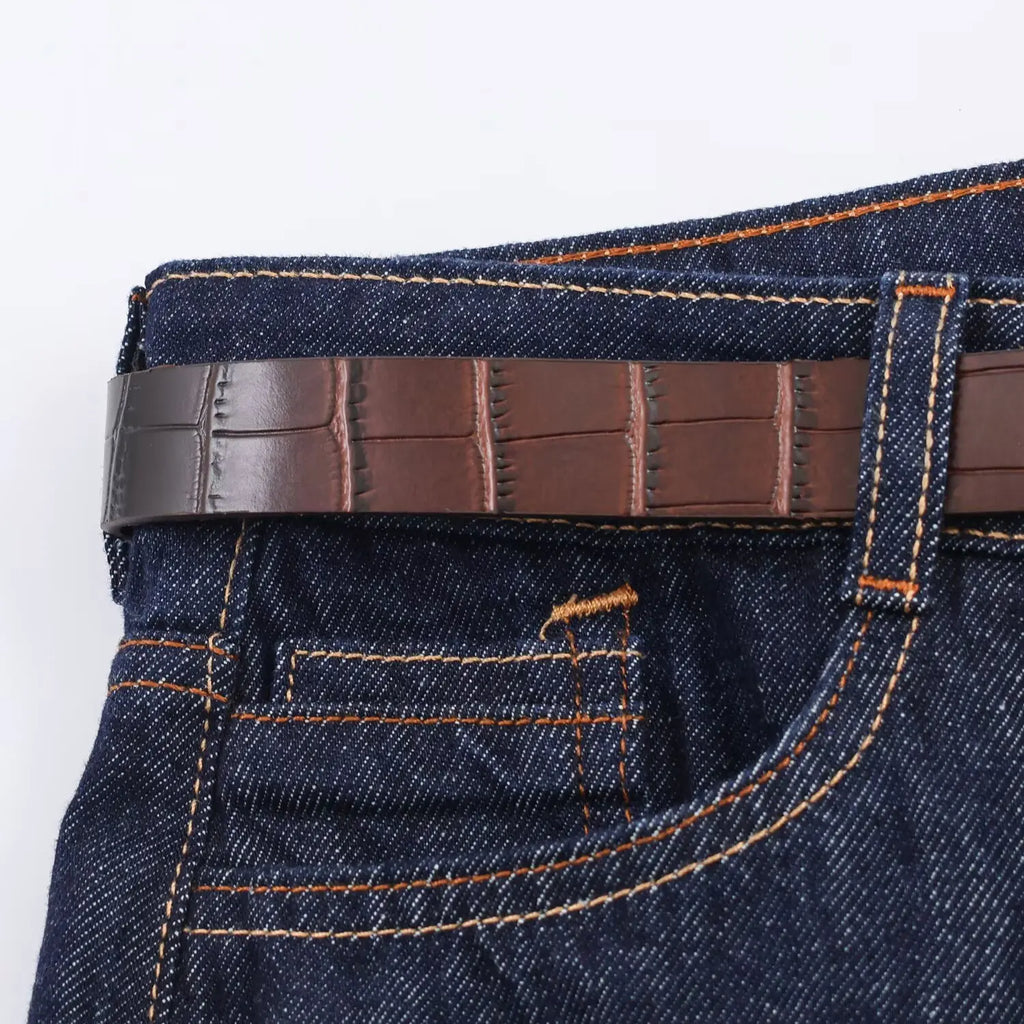 2025 Fashion New Arrival: High-Waisted Wide-Leg Pants with Belt Women's Fashionable Casual Pairing: High-Waisted Drawstring Wide