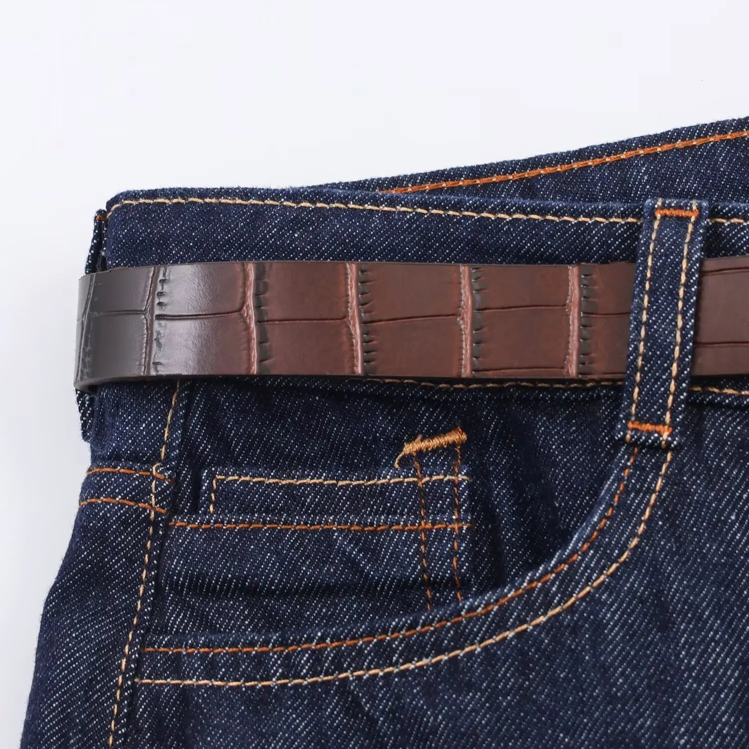 2025 Fashion New Arrival: High-Waisted Wide-Leg Pants with Belt Women's Fashionable Casual Pairing: High-Waisted Drawstring Wide