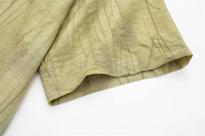 Women's Set 2024 New Fashion Spring Jacquard Loose Ladies Shirt Summer Women Pants Casual Chic Print Set for Women