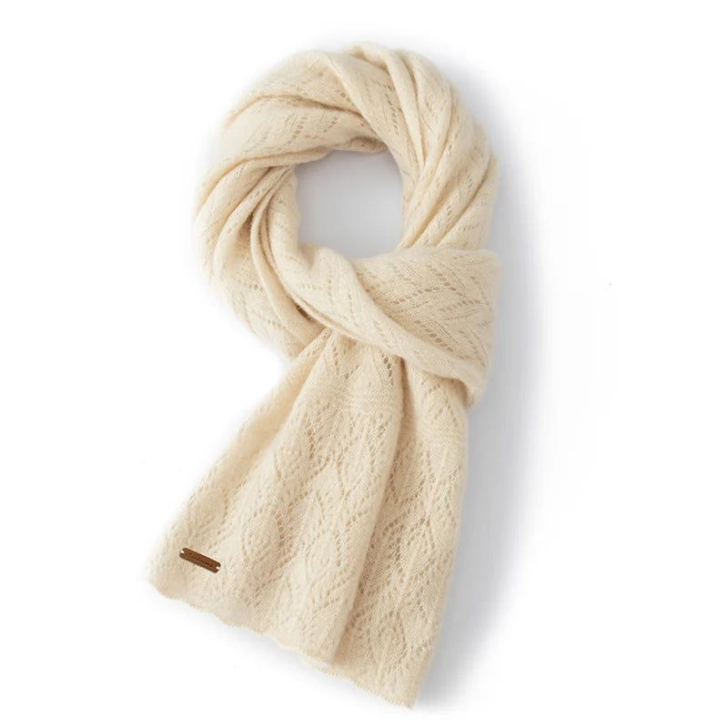 Scarf Cashmere 2025 Winter New Women's Fashion Style Skin friendly Knitted Warm Soft Scarf