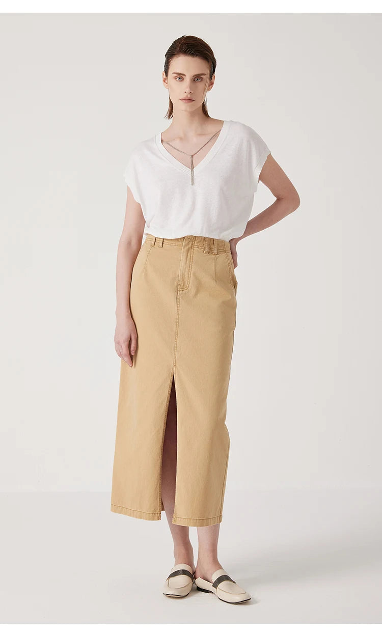 BG3511194  Ladies Clothes can be worn on both sides Summer Sweaters for Women Wool Silk Tops Women's Clothing Tshirt