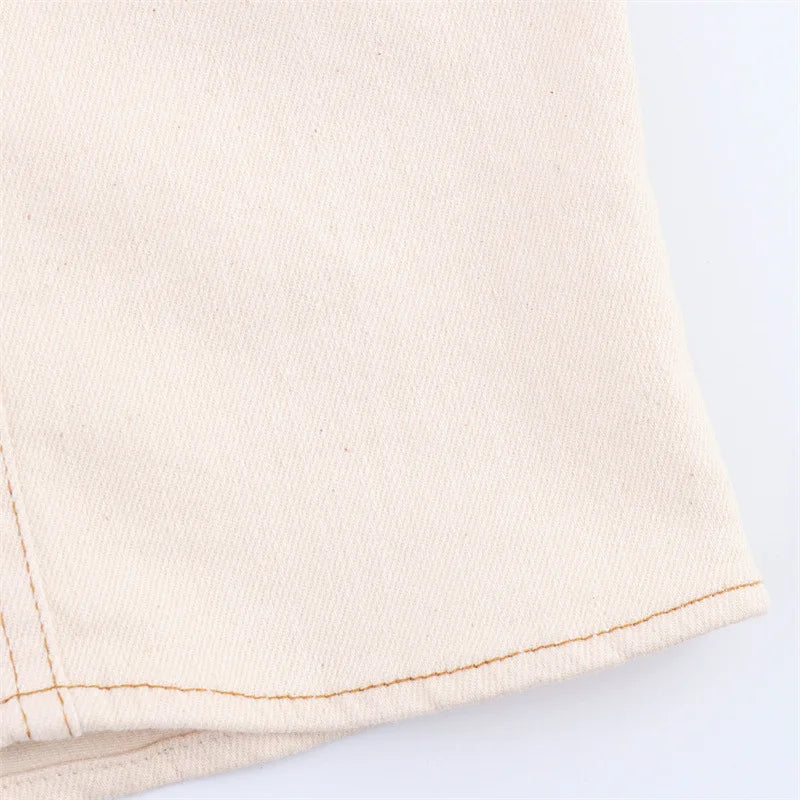 New Dresses 2025 Woman Fashion SummerSlim Denim Skirt Women's Clothing V-neck Tops