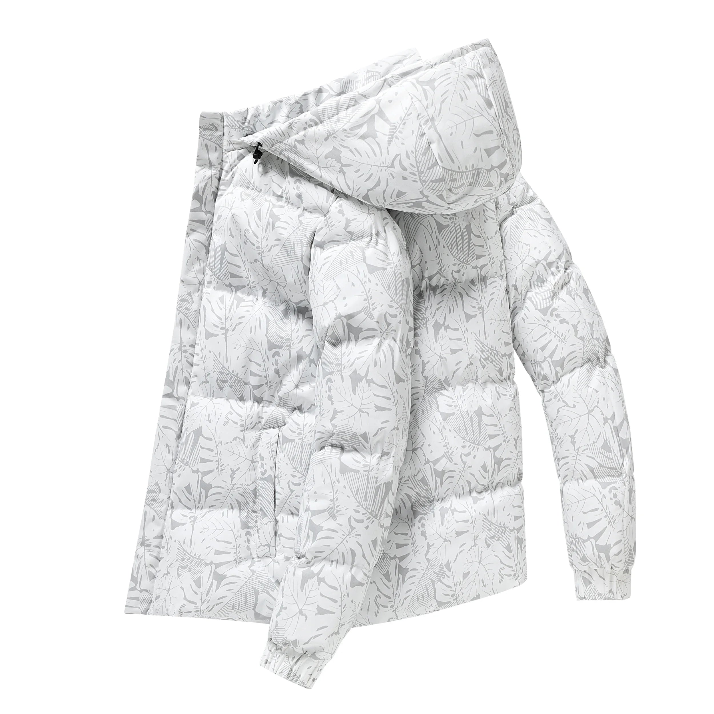 Men's coat  winter cotton padded jacket with hood  warm camouflage  thickened and down down cotton padded jacket