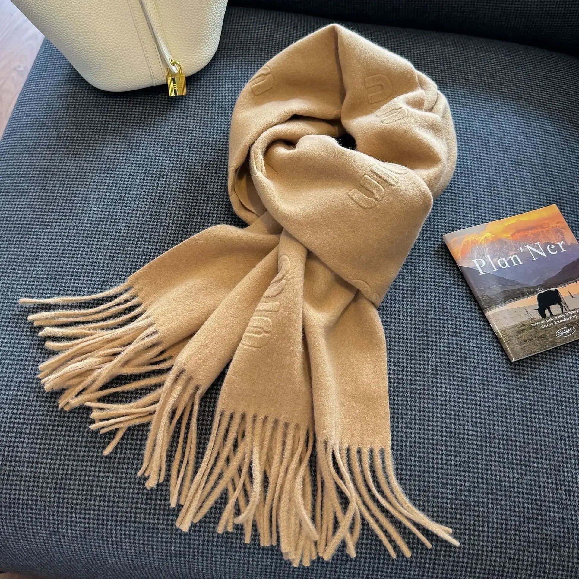 2025 New Women's Cashmere Scarf Reversible Pashmina Shawl Soft Warm Winter Wrap Lightweight Oversized Elegant All Season