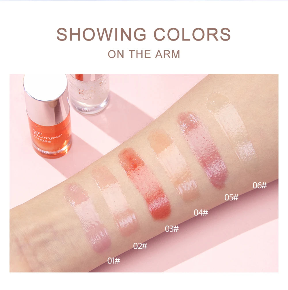 Plump Lip Glow oil Lip Care Oil Plumping Lip Gloss Non-Sticky Formula lip oil moisturizing Lipstick Hydrating Polished lips oil