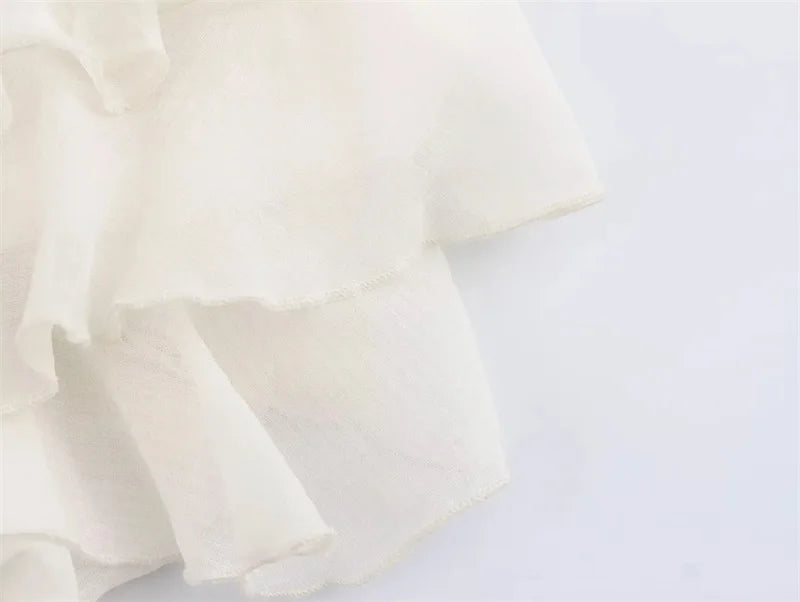 Summer Women Bow Halter Sleeveless Vest Elegant Fringed Sexy Top Vest Fashion Lady Bustier Suspender Female Clothes