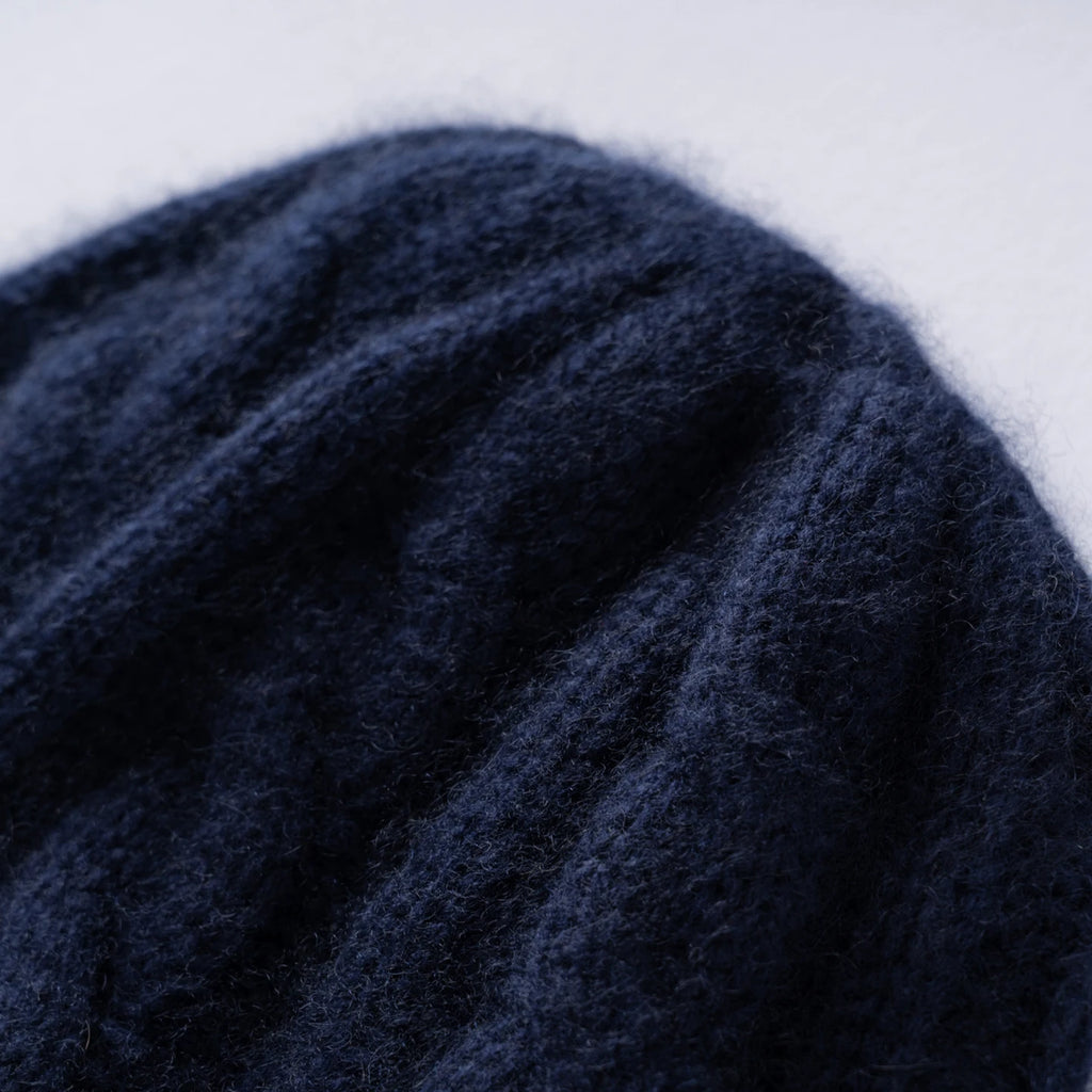 Cashmere Hat For Women/Men Winter New Thickened Fashion Solid Twisted Knitted Beanies Hats Casual Unisex Outdoor Soft Warm Caps