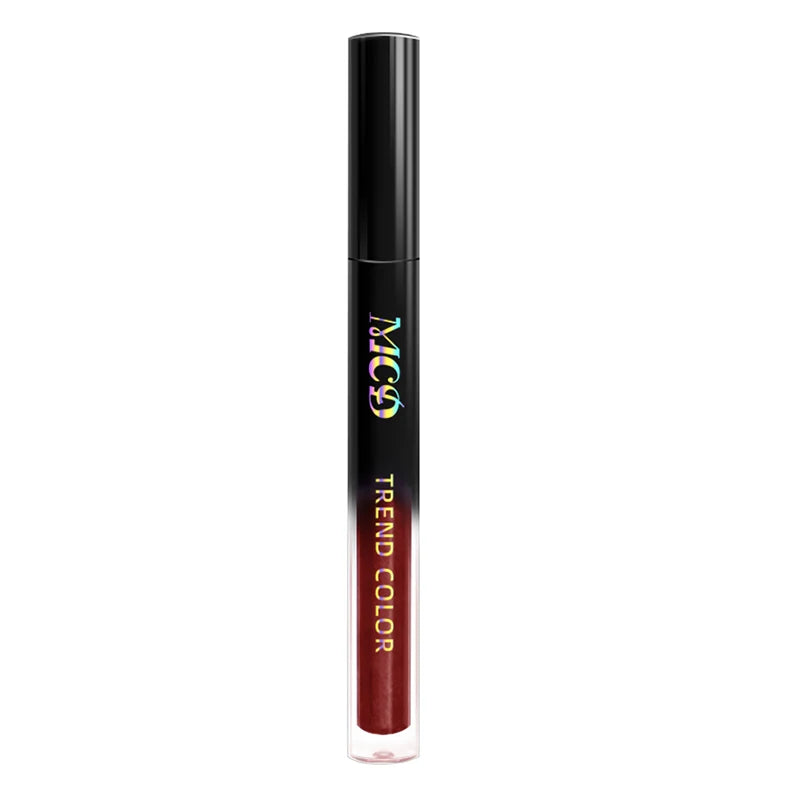 Richly Pigmented Matte Velvet Brown Lip Gloss - Non-Stick, Long Lasting, Velvety Smooth Finish - Hydrating Lip Glaze & Lip Mud M