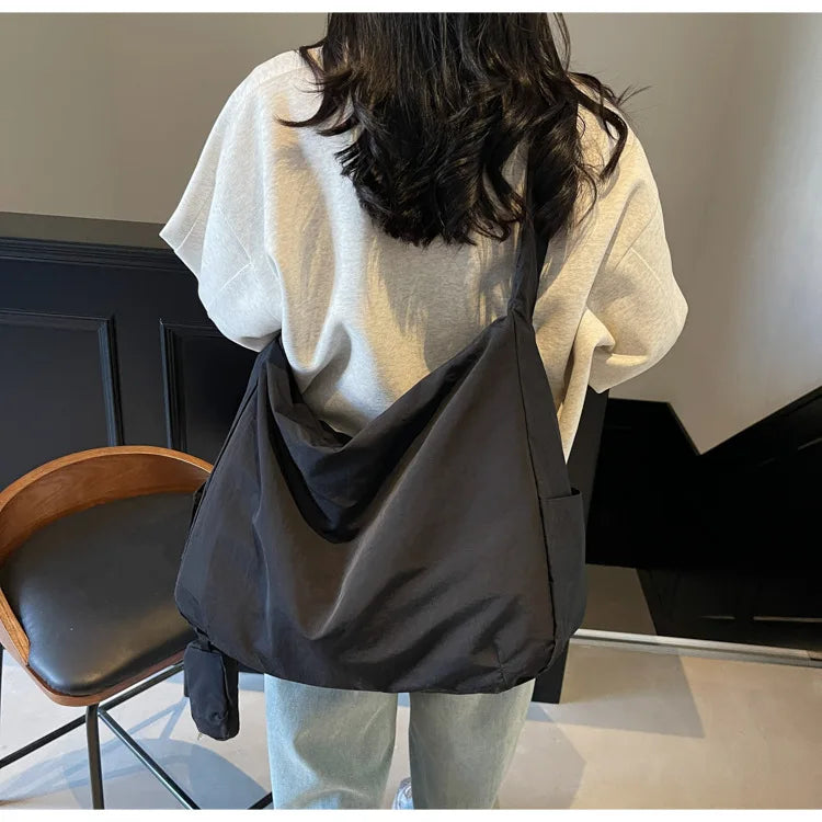 Women's Handbag Large Women Shoulder Shopper Bag Canvas Luxury Designer Cloth Tote Bags for Woman 2025 Trend Brands Big Female