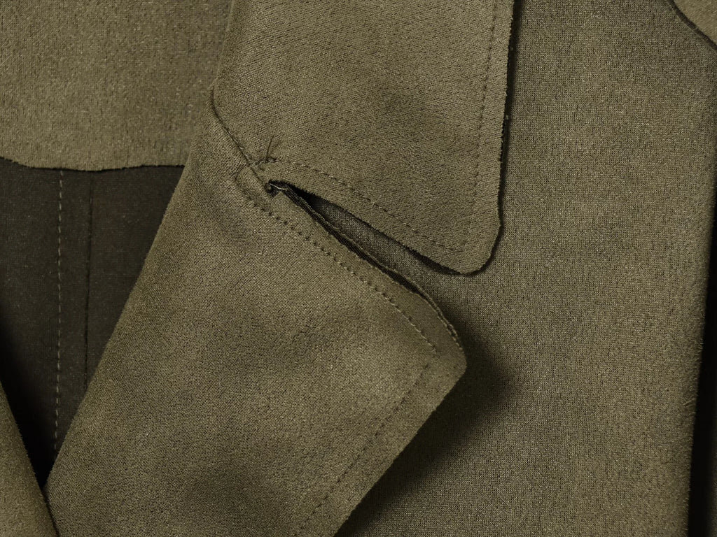 2025 Winter New Women's Casual Fashionable Simple Lapel Double-Breasted Long Trench Coat with Belt and Suede