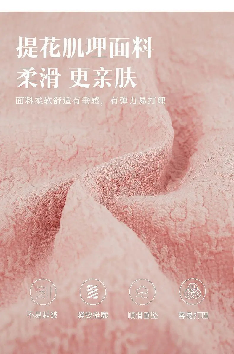 Long-sleeved Shirt for Women Autumn New Fashion Casual Versatile Jacket Fashionable Jacquard Lapel Belly-reducing Top Trendy