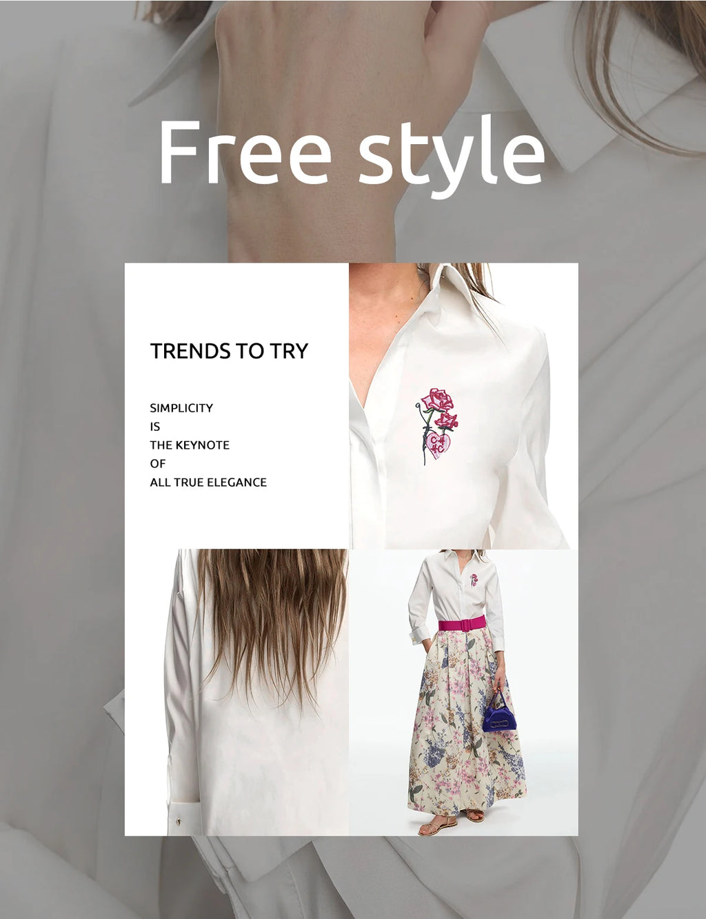 Women Shirts Casual Long Sleeve Blouse Embroidered Flowers Elegant Lapel Loose Shirt Spring Summer Solid Office Lady Tops