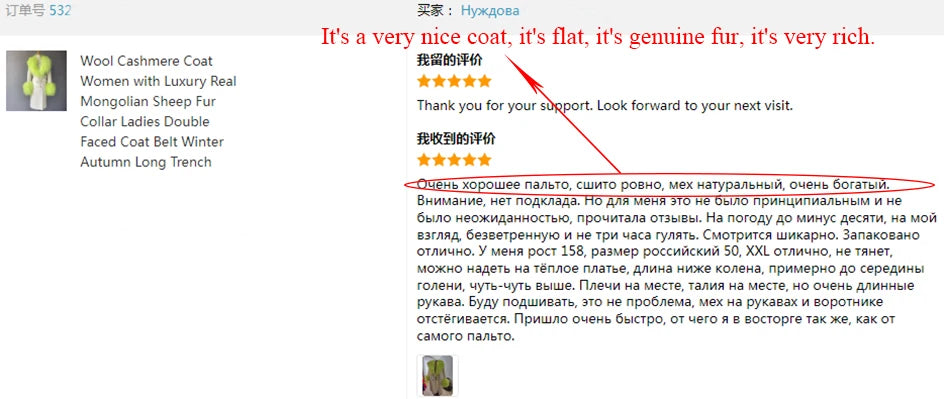 Women Cashmere Wool Coat With Real Mongolian Sheep Fur Collar  Ladies Autumn Winter Fashion Long Outwear Full Sleeve Fur Jacket