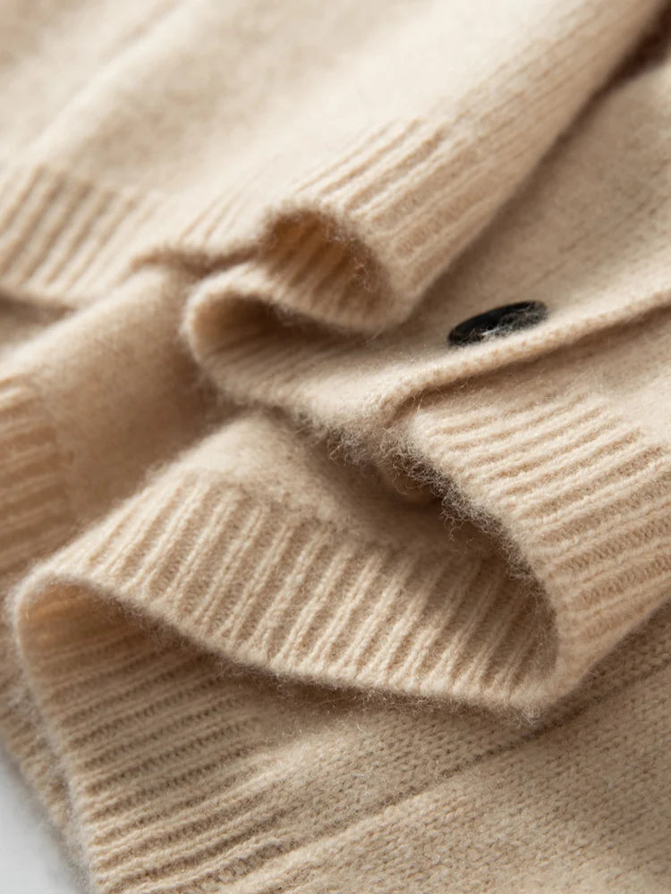 Women Cashmere Sweater Waistcoat Cardigans Vests 100% Cashmere Knitwear Autumn Winter Classics Sleeveless V-neck Office Lady Top