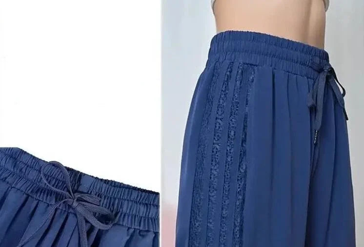 Jogging Trousers for Women Joggers Elastic Waist Clothes Purple Fitness Sweatpants Harem Female Pants with Pockets Sports Autumn