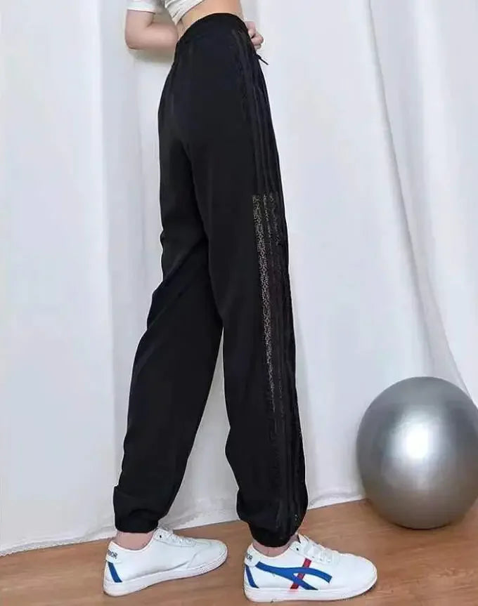 Jogging Trousers for Women Joggers Elastic Waist Clothes Purple Fitness Sweatpants Harem Female Pants with Pockets Sports Autumn