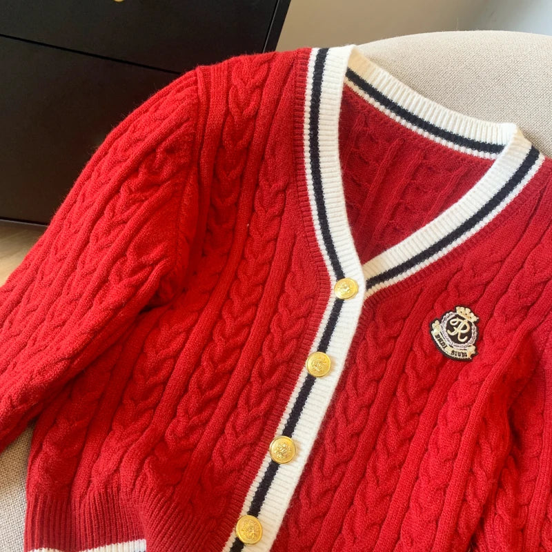 New 2024 Autumn Winter Cashmere Top Women V Neck Pullover Warm Knitwear Jumper Woman Clothes Twist Outwear Knited Tops Women