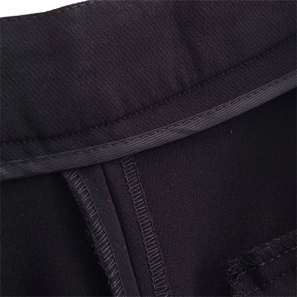 autumn new women's casual long sleeved top with open design, casual suit jacket with pleats and ankle pants set